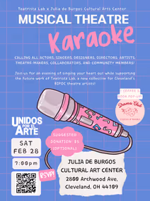 Musical Theatre Karaoke show poster