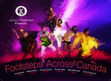 dance Immersion proudly presents Footsteps Across Canada show poster