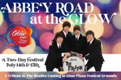 The Fab Four at Abbey Road at The Glow show poster