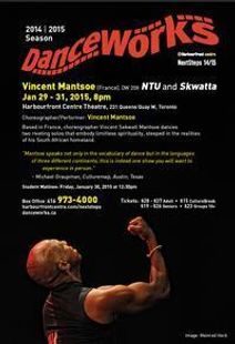 DanceWorks presents Vincent Sekwati Mantsoe in NTU and Skwatta