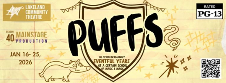Puffs, or Seven Increasingly Eventful Years at a Certain School of Magic and Magic show poster