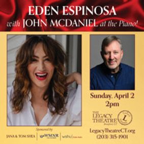 Eden Espinosa with John McDaniel at the Piano! show poster