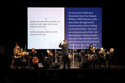 Charles Gaines, Manifestos 6: Ben Patterson show poster