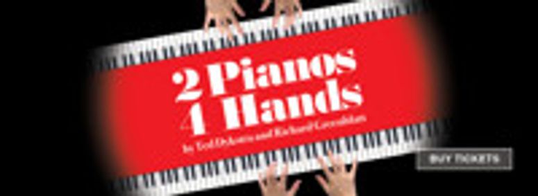 2 Pianos, 4 Hands show poster