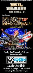 KING OF DIAMONDS (Neil Diamond Tribute) starring Rob Garrett & the Pretty Amazing Band show poster