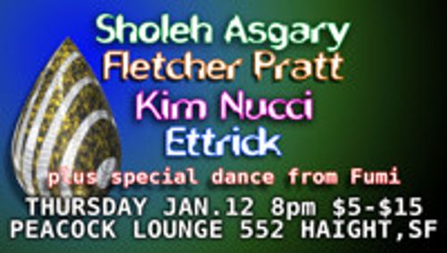 Sholeh Asgary, Kim Nucci, Fletcher Pratt, Ettrick, Fumi show poster