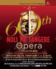 NOLI ME TANGERE, THE OPERA show poster