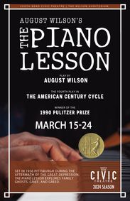 August Wilson's The Piano Lesson show poster