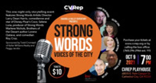 Strong Words Live: Voices of the City show poster