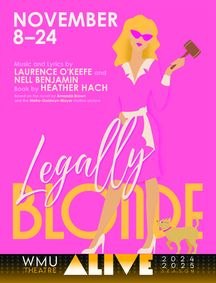 Legally Blonde show poster