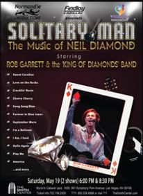 Solitary Man - The Music of Neil Diamond starring Rob Garrett & the K.O.D. Band show poster