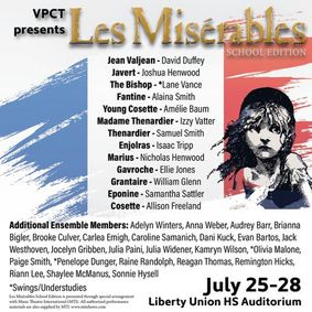 Les Miserables School Edition show poster
