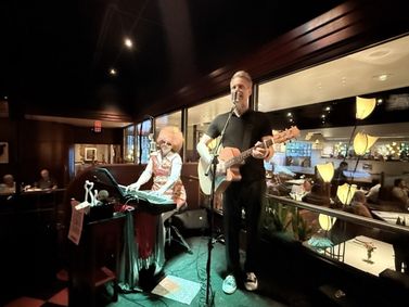 Wednesdays: Live Music with Evan Olson and Jessica Mashburn at Lucky 32 - GSO | No Cover!! show poster