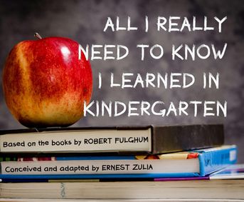 ALL I REALLY NEED TO KNOW I LEARNED IN KINDERGARTEN show poster