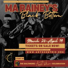 August Wilson's Ma Rainey’s Black Bottom show poster