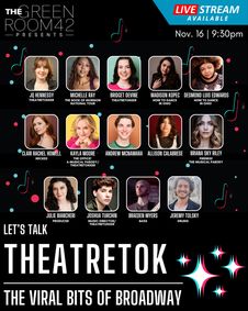 Let's Talk TheatreTok! show poster