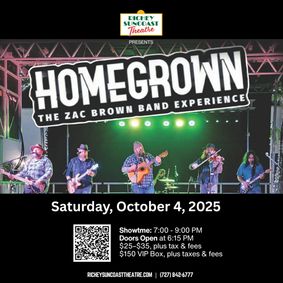 Homegrown: The Zac Brown Band Tribute Experience show poster