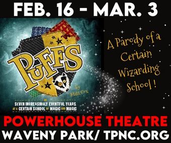 PUFFS, or Seven Increasingly Eventful Years at a Certain School of Magic and Magic show poster