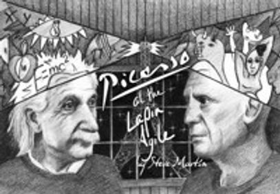 Picasso at the Lapin Agile show poster