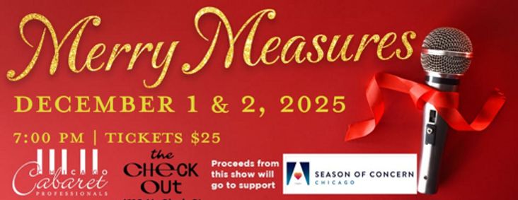 Chicago Cabaret Professionals: Merry Measures 2025 show poster