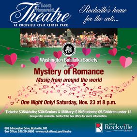 Washington Balalaika Society presents show poster