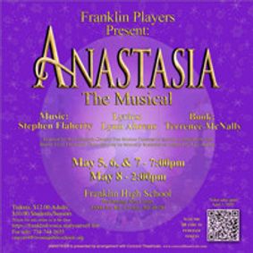 Anastasia the Musical show poster