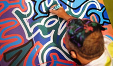 Eye Candy featuring new work by New York City graffiti pioneer, LA2 (Angel Ortiz) show poster