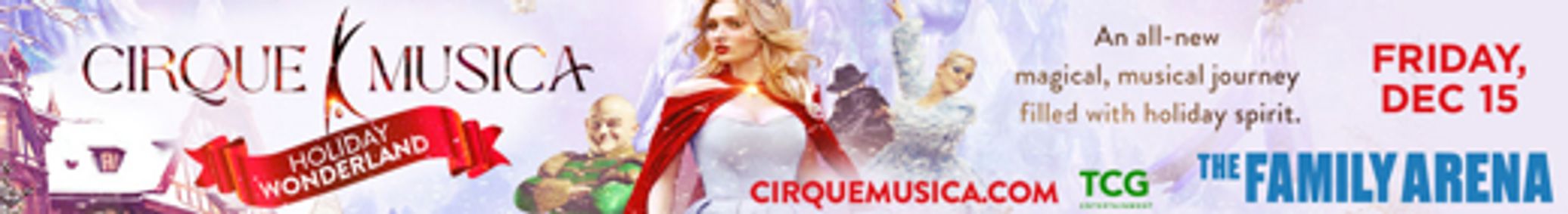 Cirque Musica Holiday Wonderland show poster