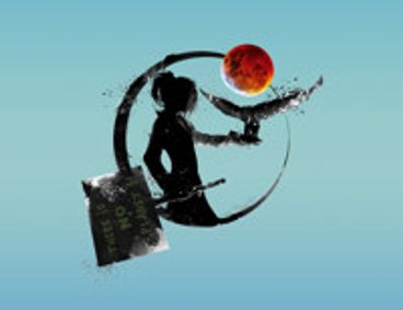 Black Sun/Blood Moon show poster