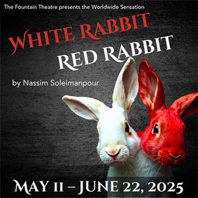White Rabbit Red Rabbit show poster