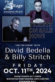 On The Stage with David Bedella & Billy Stritch show poster