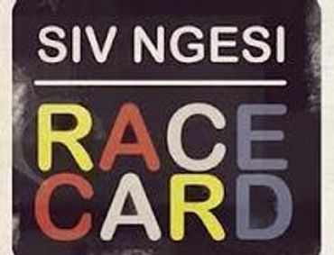 RACE CARD show poster