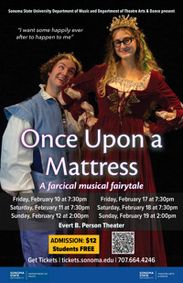 Once Upon a Mattress show poster