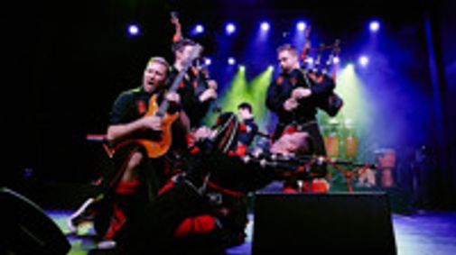The Red Hot Chilli Pipers show poster