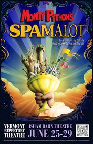 Monty Python's SPAMALOT show poster