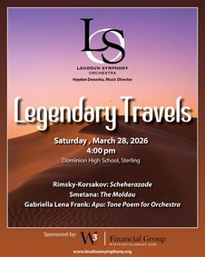 Loudoun Symphony Presents Legendary Travels show poster