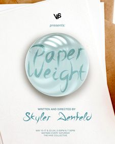 Paper Weight show poster