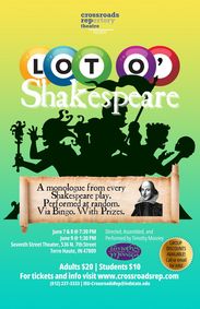 Lot O' Shakespeare show poster