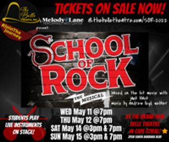 School of Rock show poster