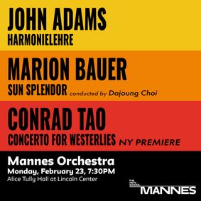 Mannes Orchestra with The Westerlies at Alice Tully Hall show poster