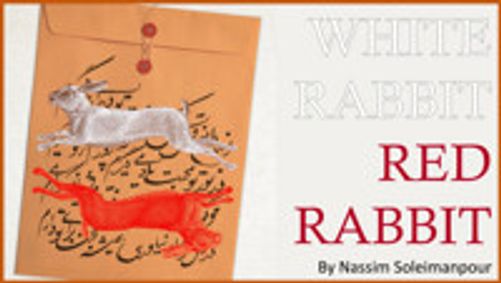 White Rabbit Red Rabbit show poster