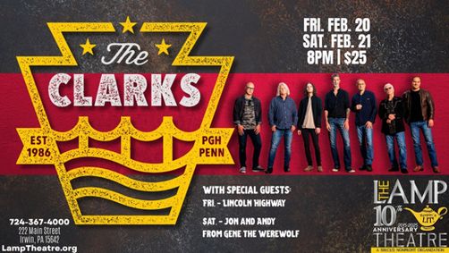 The Clarks - TWO dates show poster
