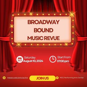 Broadway Bound - Music Revue show poster