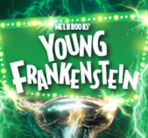 Mel Brooks' Young Frankenstein show poster