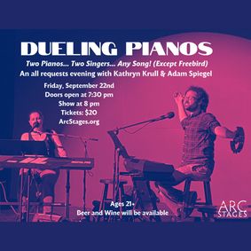 Dueling Pianos show poster