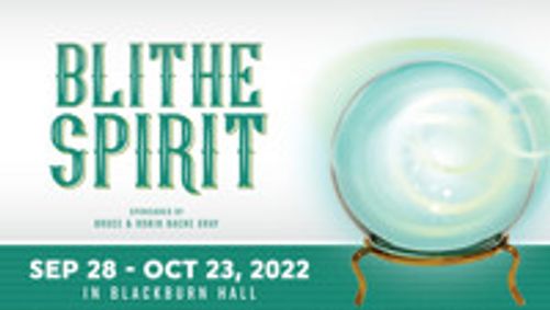 Blithe Spirit show poster