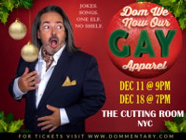 Dom We Now Our Gay Apparel 2021! show poster