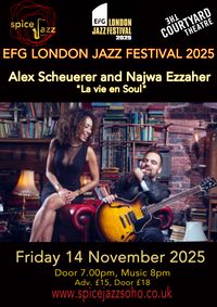 Alex Scheuerer & Najwa Ezzaher show poster