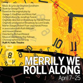 Merrily We Roll Along show poster