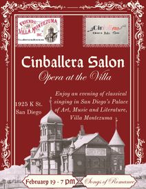 Cinballera Salon: Opera at the Villa - Songs of Romance